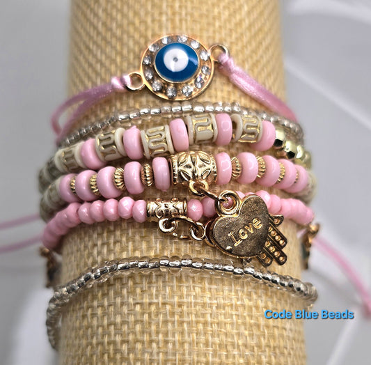 Good vibes and Protection (Light Pink)