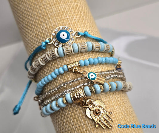 Good Vibes and protection (Light Blue)