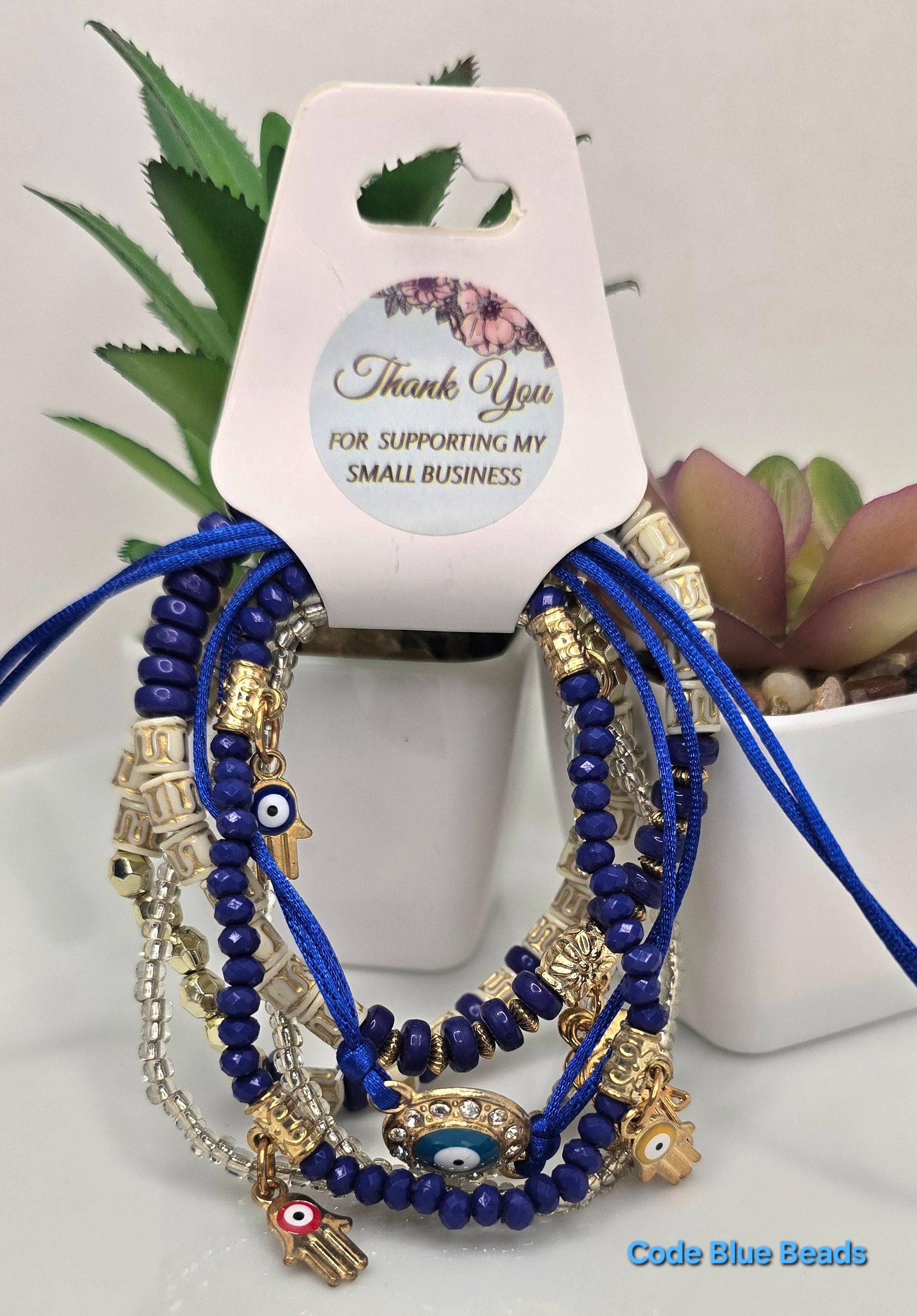 Good vibes and Protection (Blue)