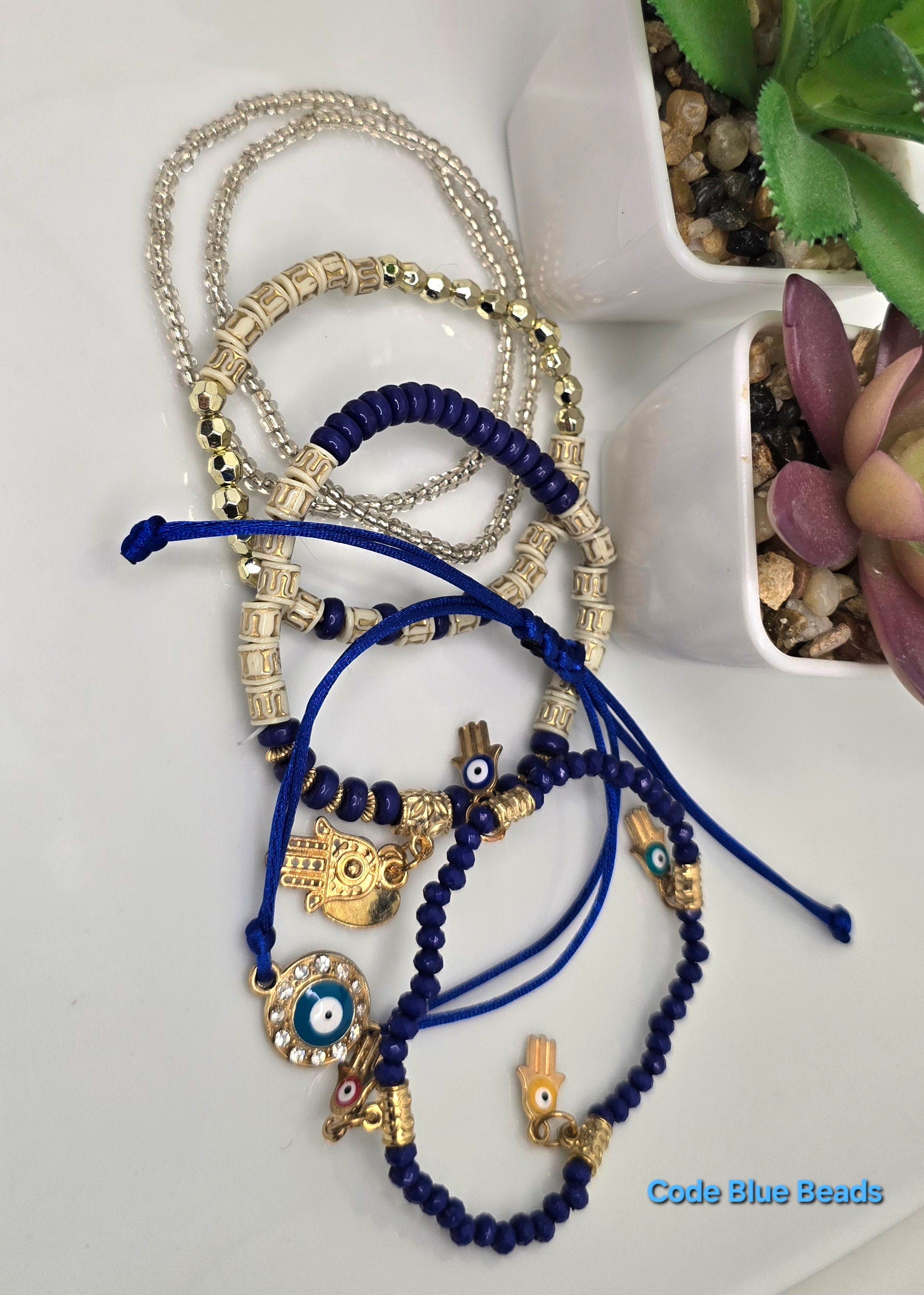 Good vibes and Protection (Blue)