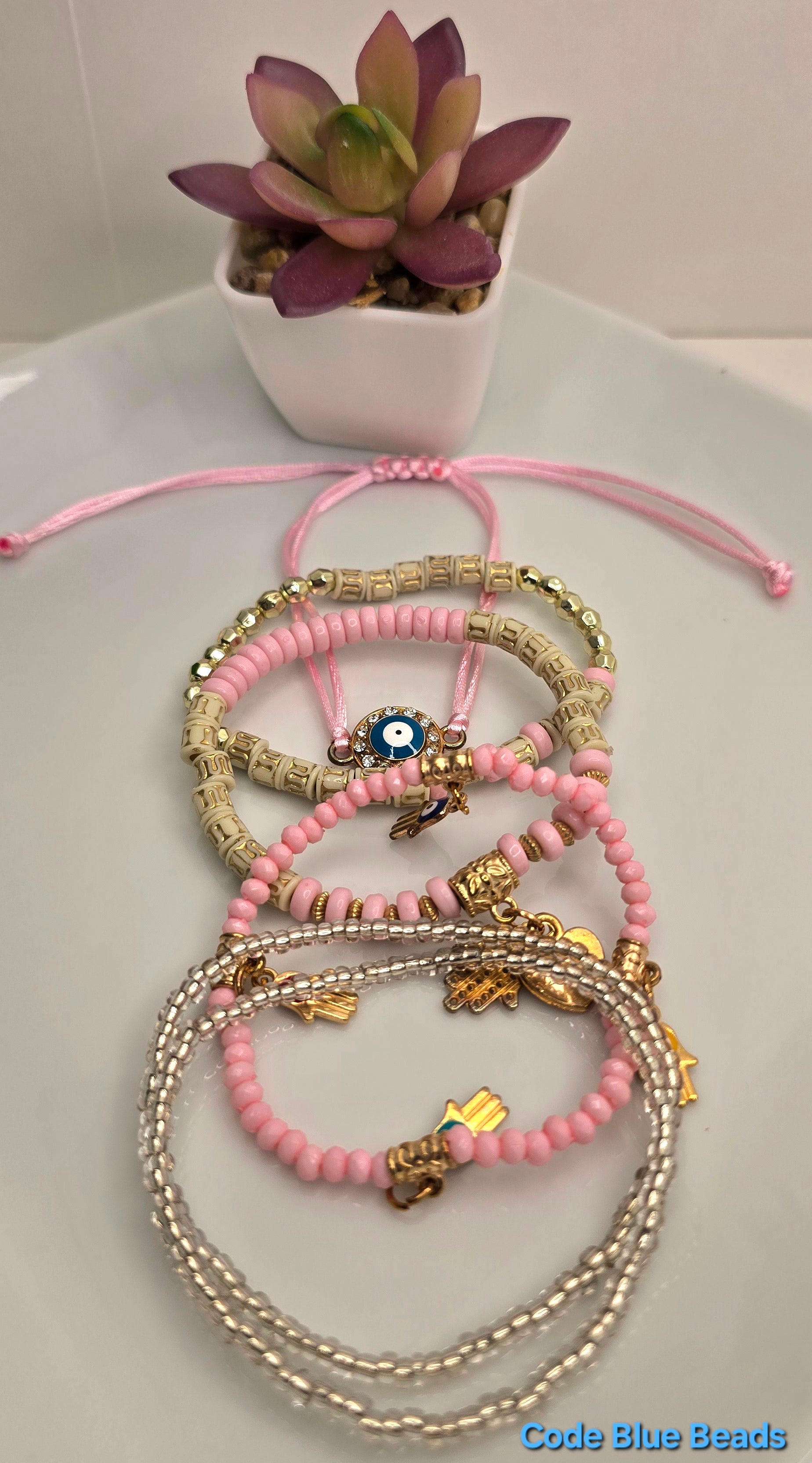 Good vibes and Protection (Light Pink)