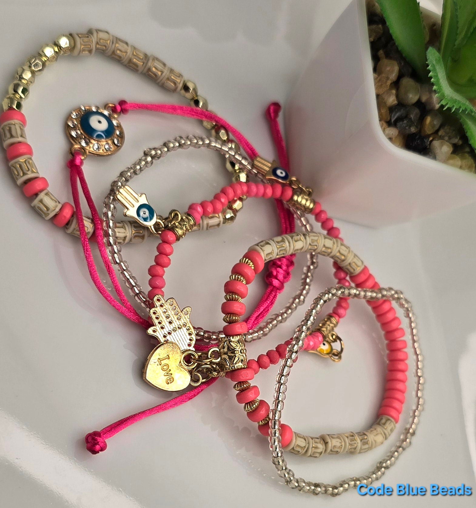 Good vibes and Protection (Pink)