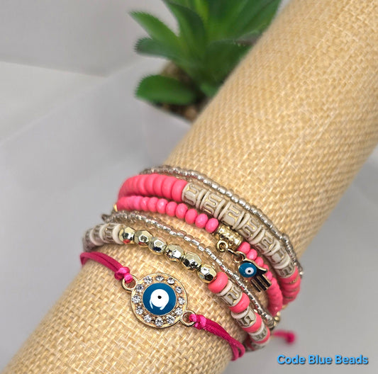 Good vibes and Protection (Pink)