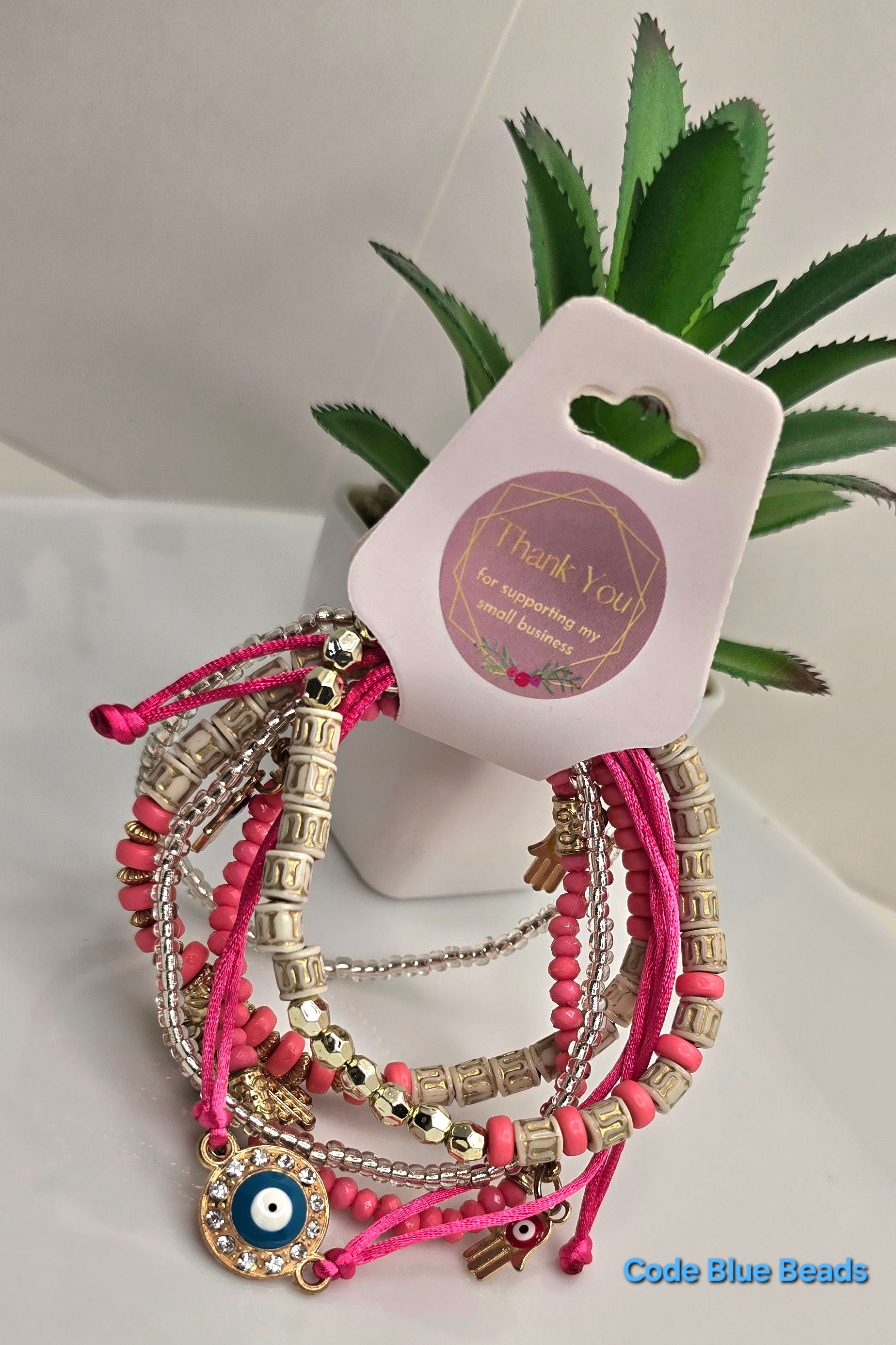 Good vibes and Protection (Pink)