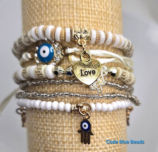 Good vibes and Protection (White)
