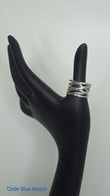 Criss cross adjustable ring