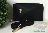 Parchita Bee Black Wallet