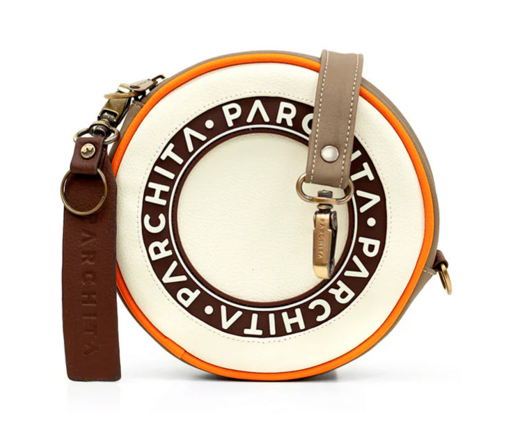 Parchita Disco Roller Taupe Crossbody