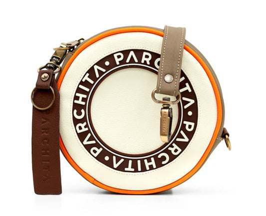 Parchita Disco Roller Taupe Crossbody