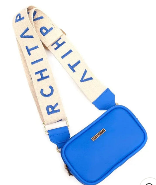 Parchita Fanny Pack Blue Marsella