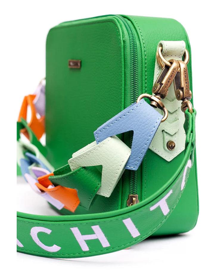 Parchita Flora Green Bag