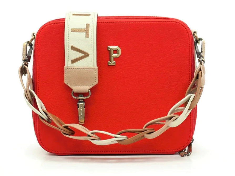 Parchita Flora Red Bag