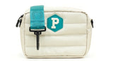 Parchita Nectar Beige & Teal Bandolera