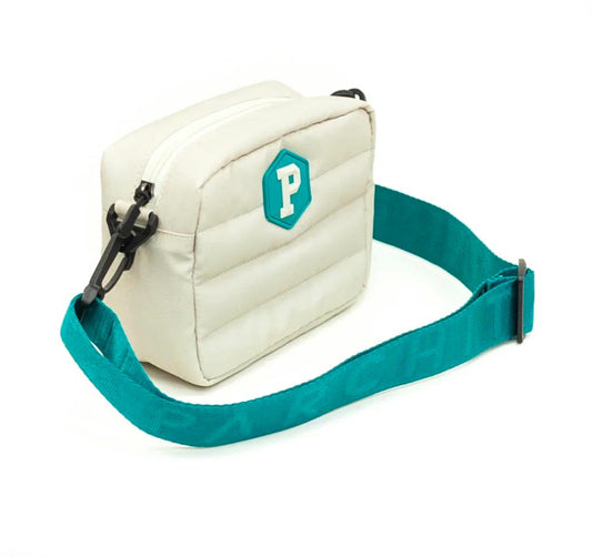 Parchita Nectar Beige & Teal Bandolera
