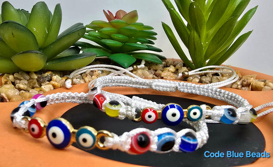 White protection bracelets